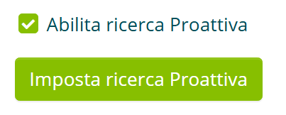 Impostazioni ricerca Proattiva