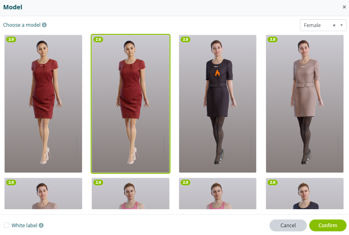 Catalogo Digital Human disponibili